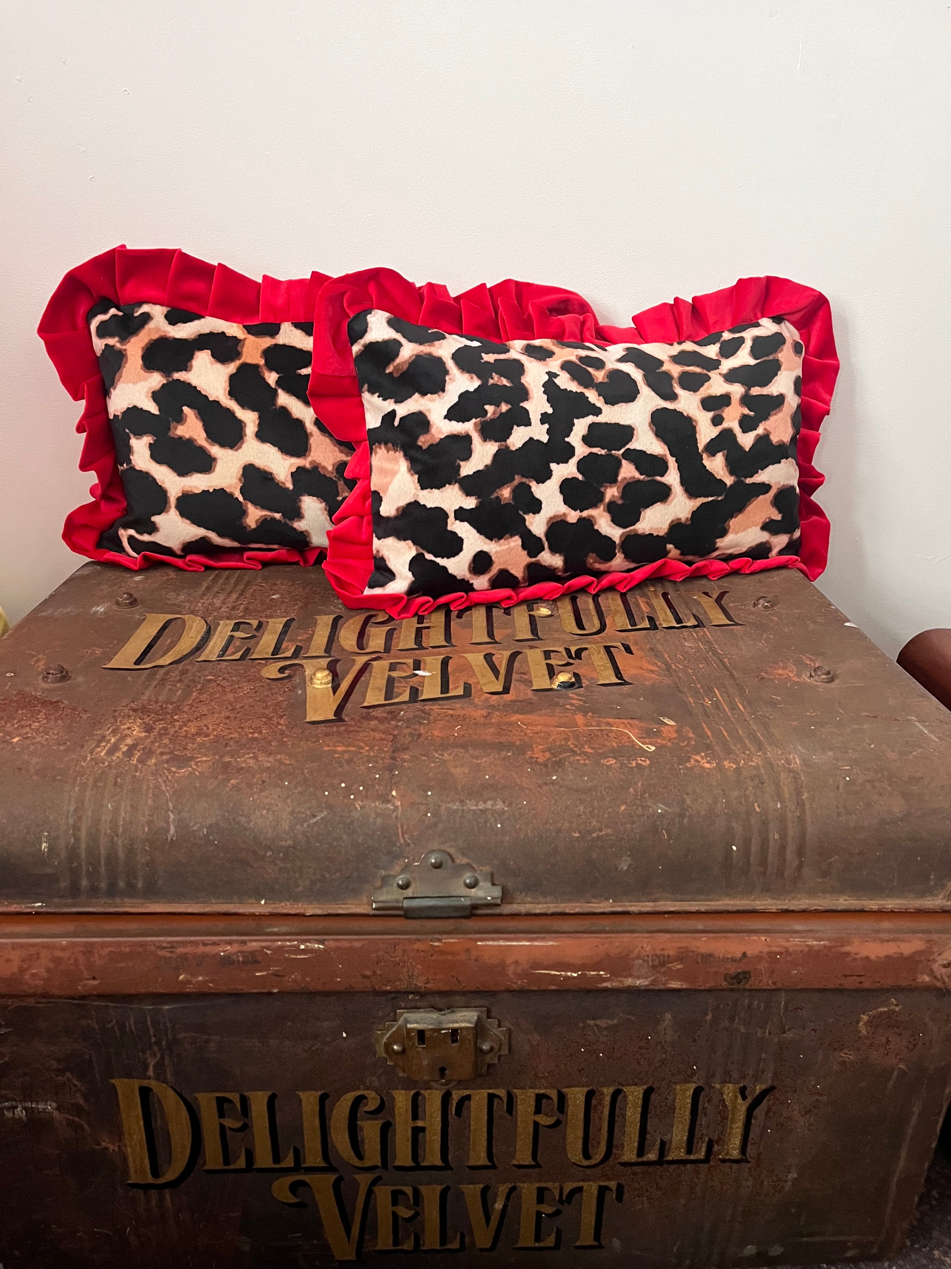 Delightfully frilly leopard