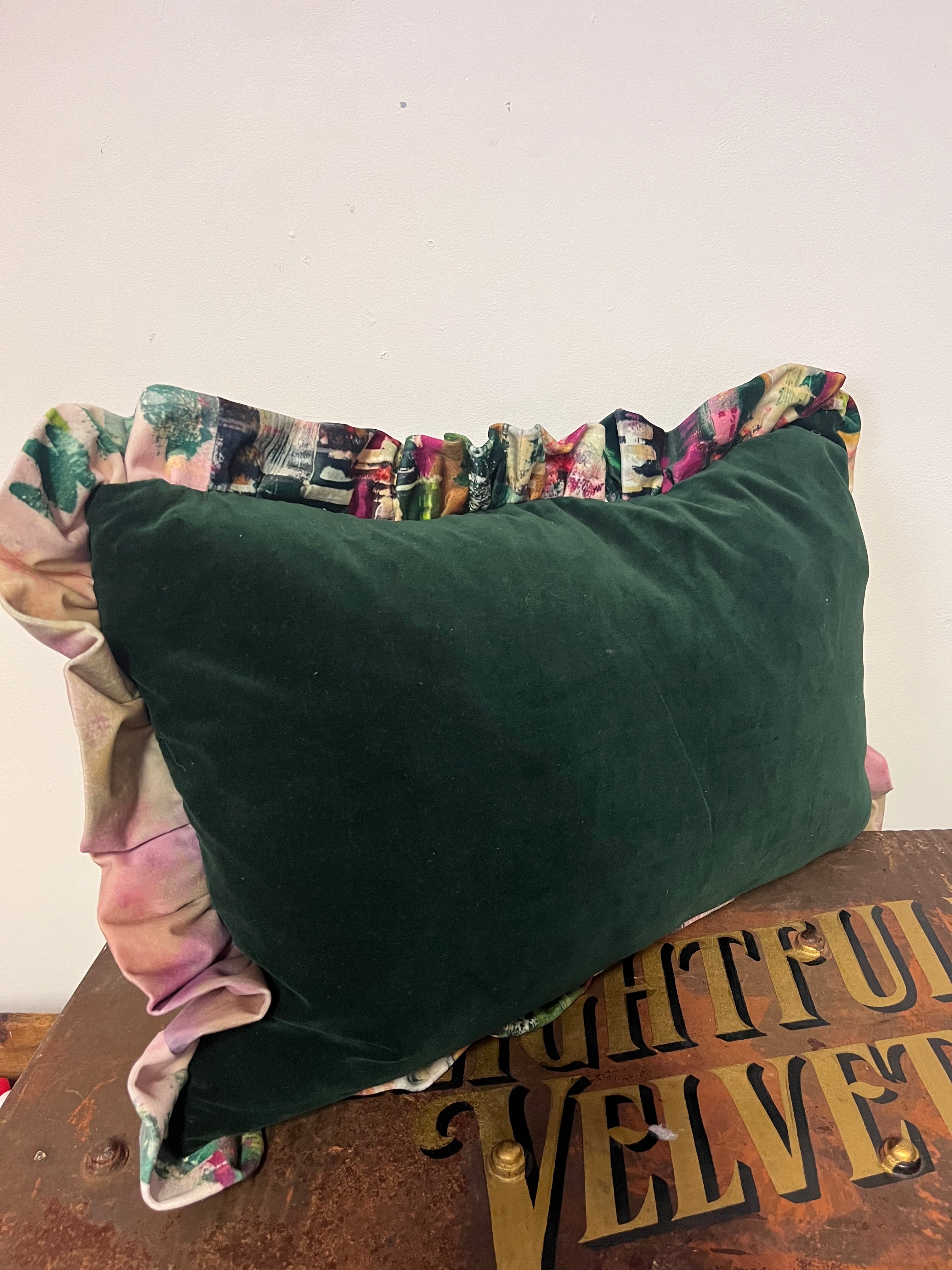 Passion frilly bolster cushion